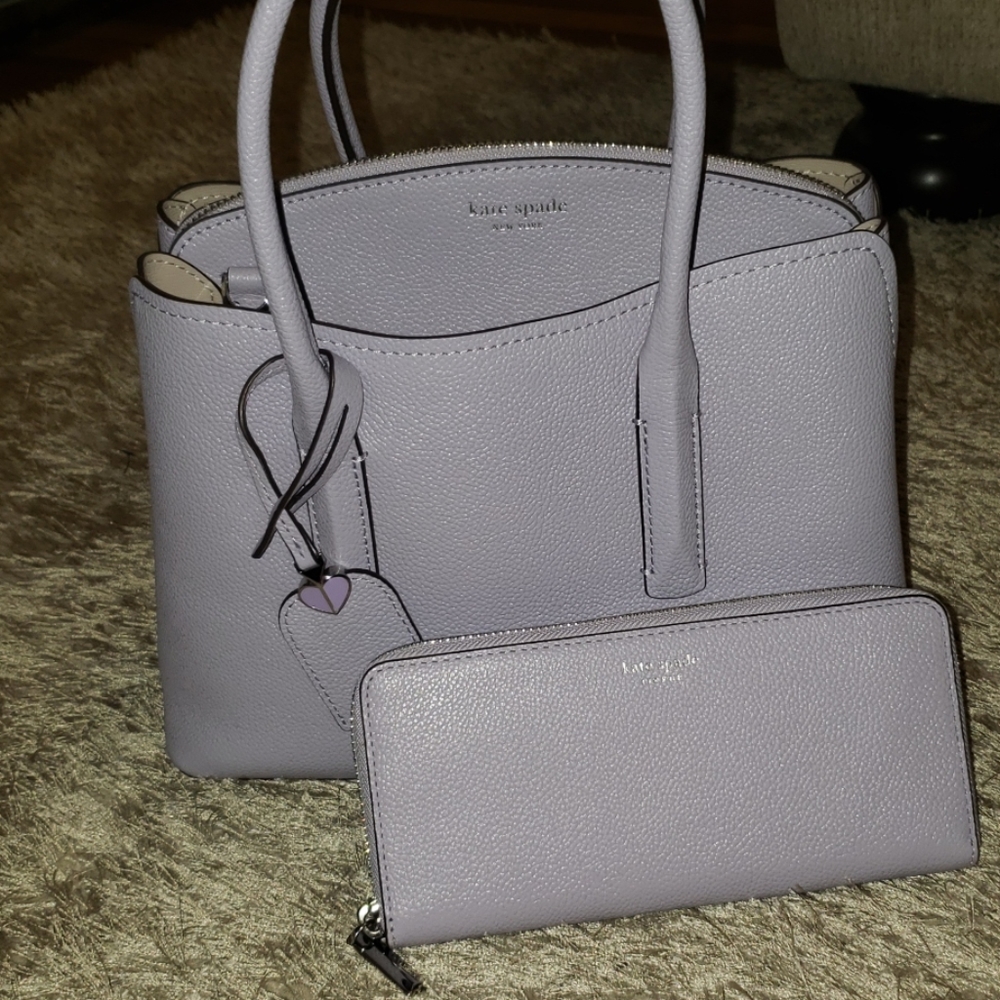 Lavender Kate Spade Purse and Wallet